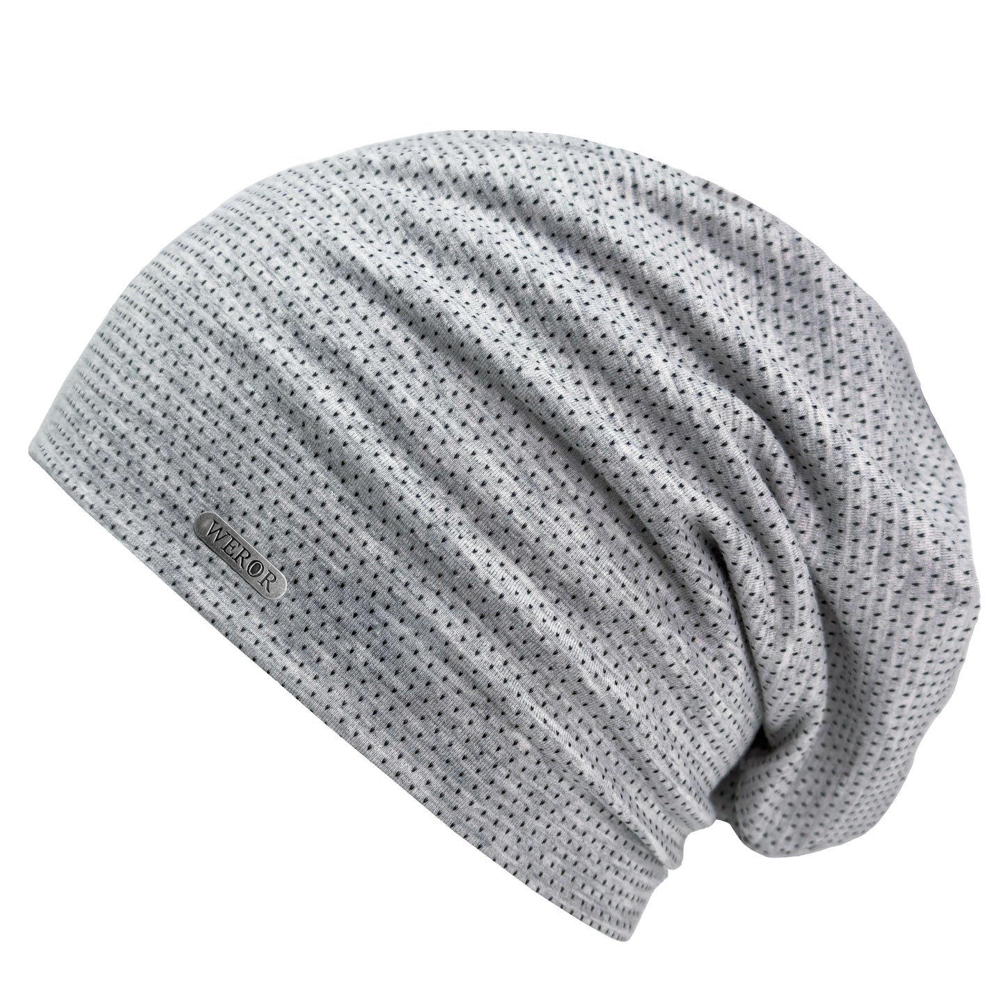 Beanie Dotted - WEROR-67.1 Frostgrau