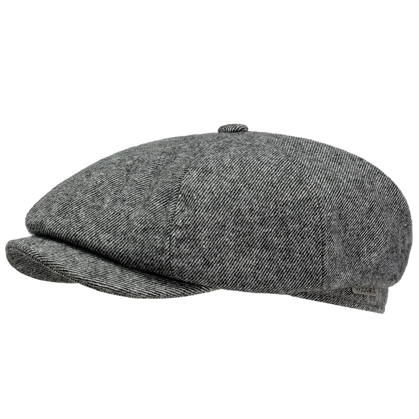 Schiebermütze - Melange - Steppfutter - WEROR-436.1 Grau