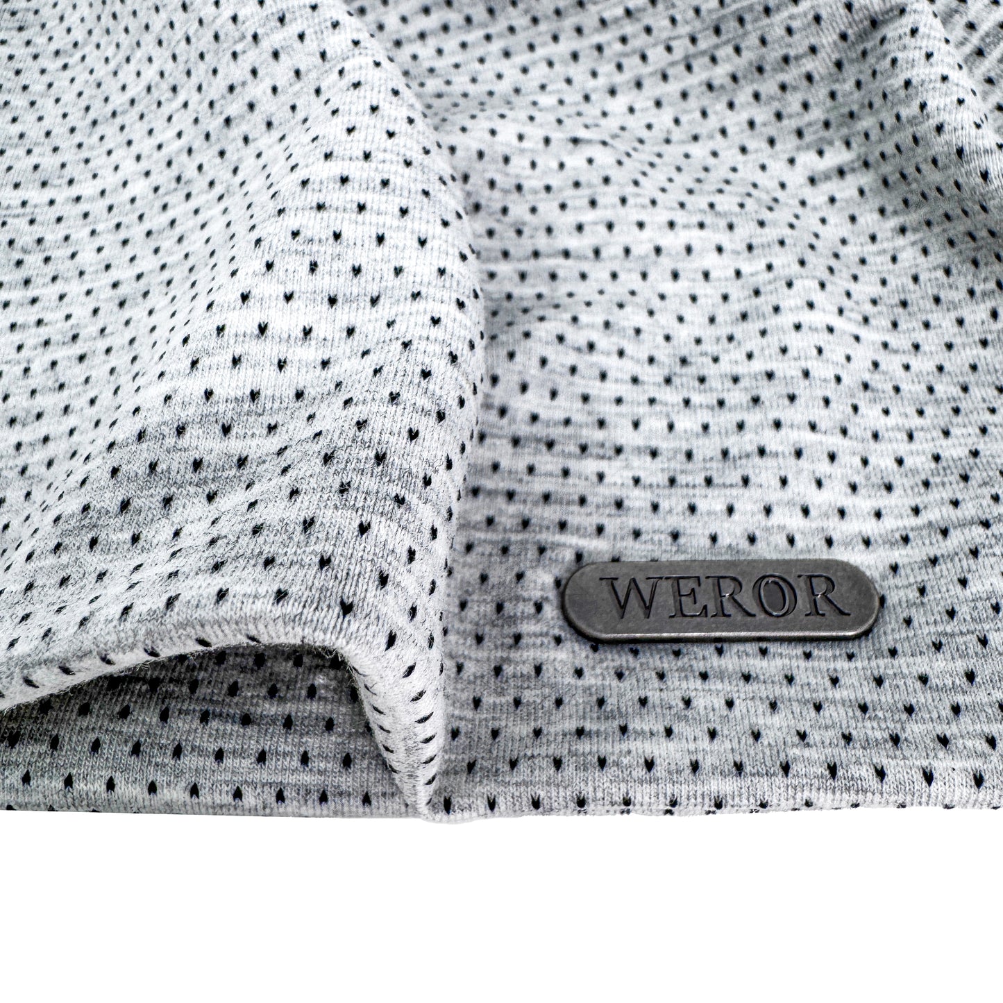 Beanie Dotted - WEROR-67.1 Frostgrau