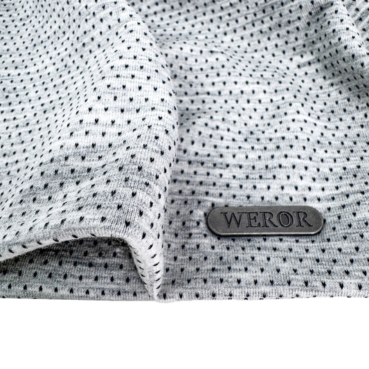 Beanie Dotted - WEROR-67.1 Frostgrau