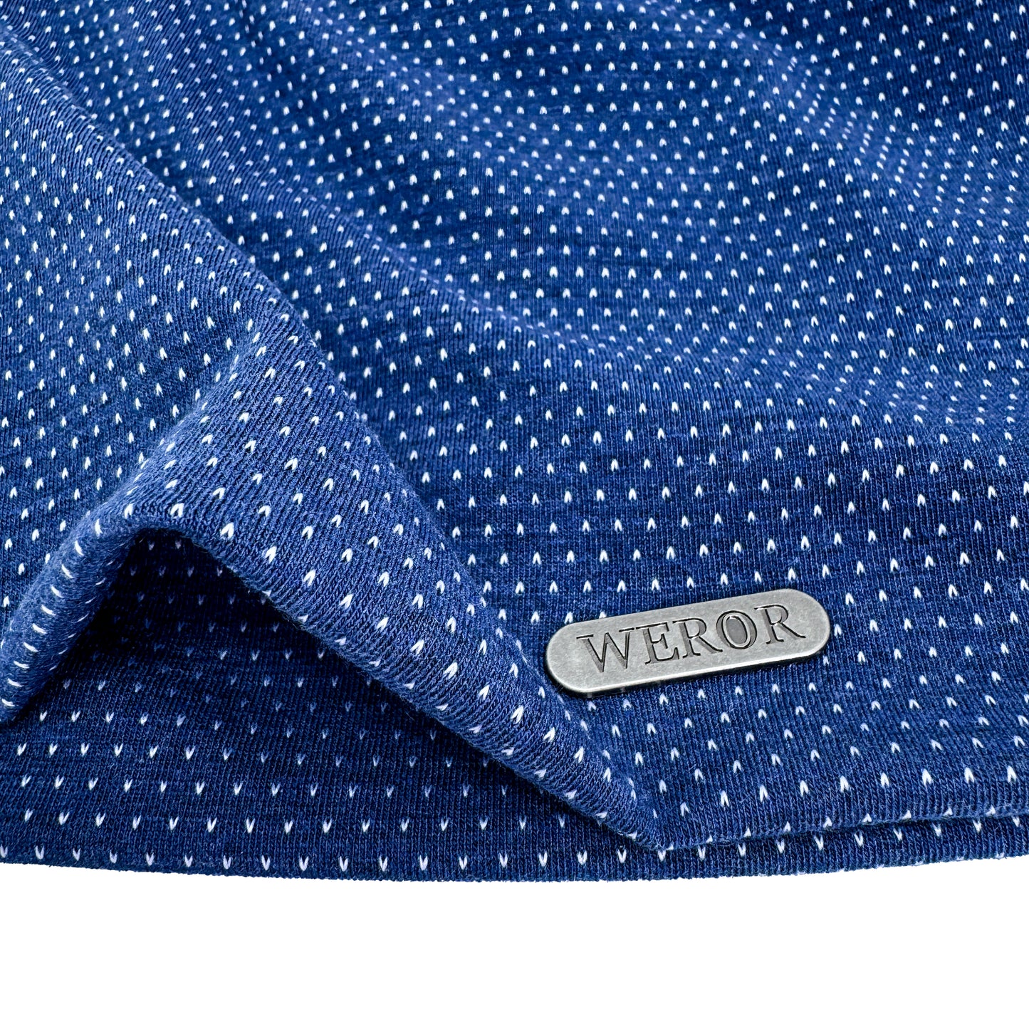 Beanie Dotted - WEROR-67.1 Blau