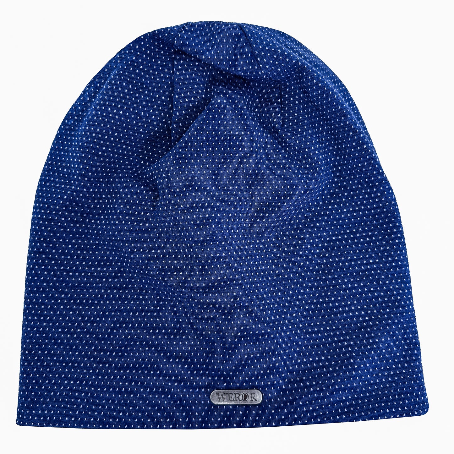 Beanie Dotted - WEROR-67.1 Blau