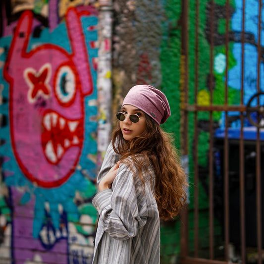 Beanie - Melange - WEROR-428.1 Rot