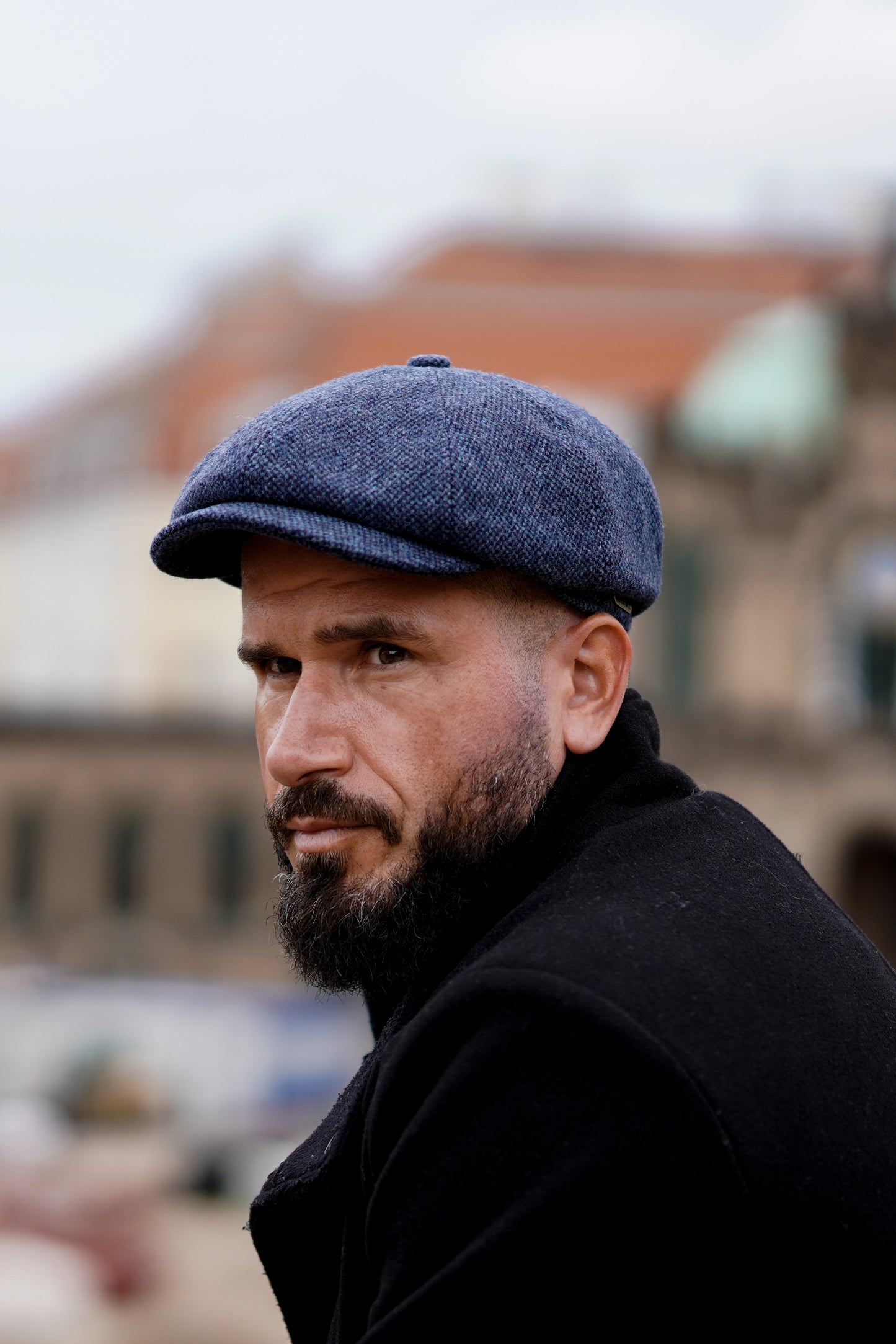 Schiebermütze - Heavy Wool - Steppfutter - WEROR-432.1 Marine