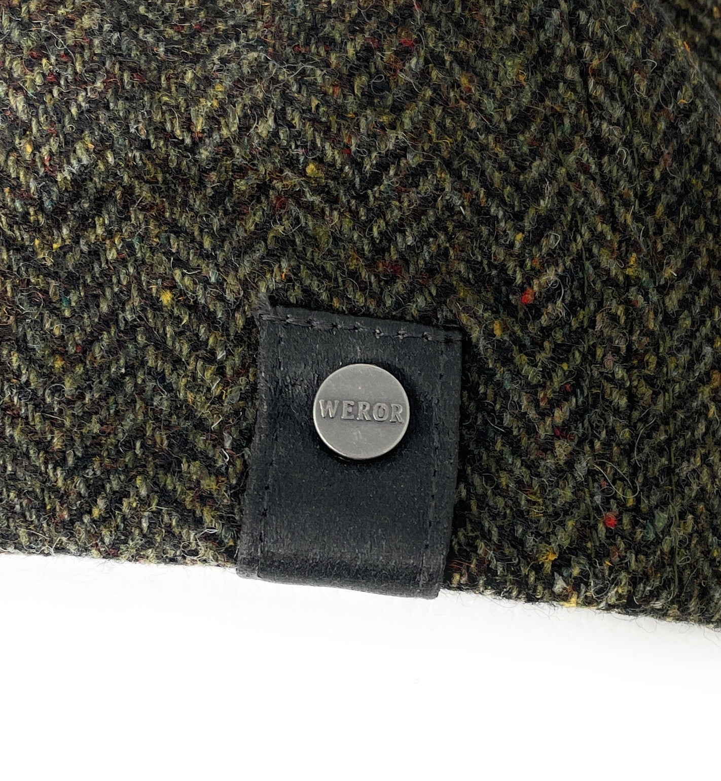 Schiebermütze Herringbone - WEROR-320.1 Moos