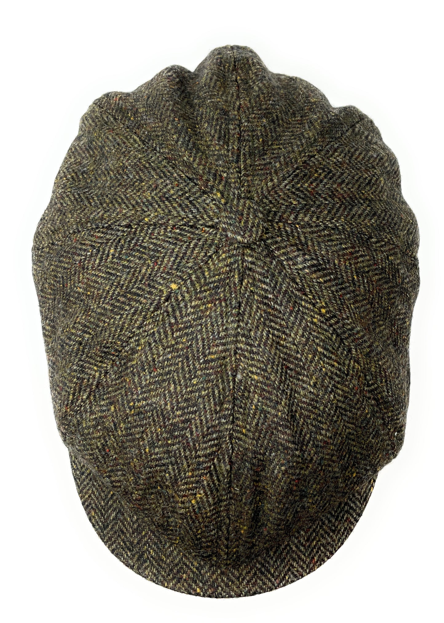 Schiebermütze Herringbone - WEROR-320.1 Moos