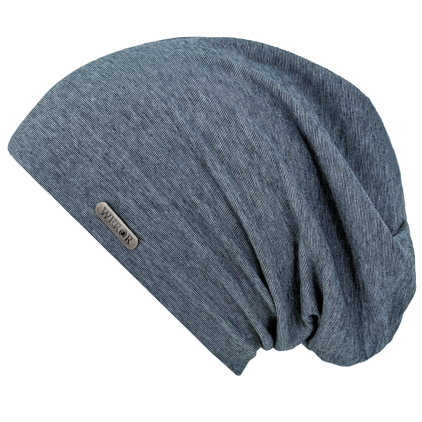 Beanie - Melange - WEROR-428.1 Blau