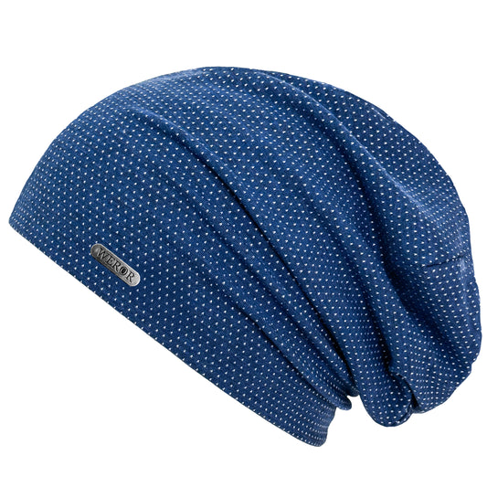 Beanie Dotted - WEROR-67.1 Blau