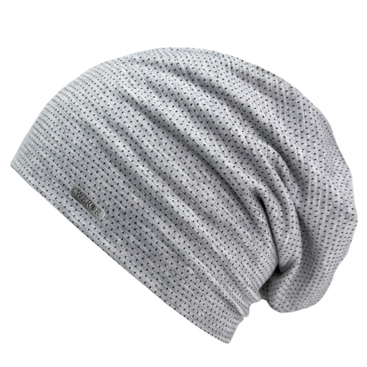 Beanie Dotted - WEROR-67.1 Frostgrau
