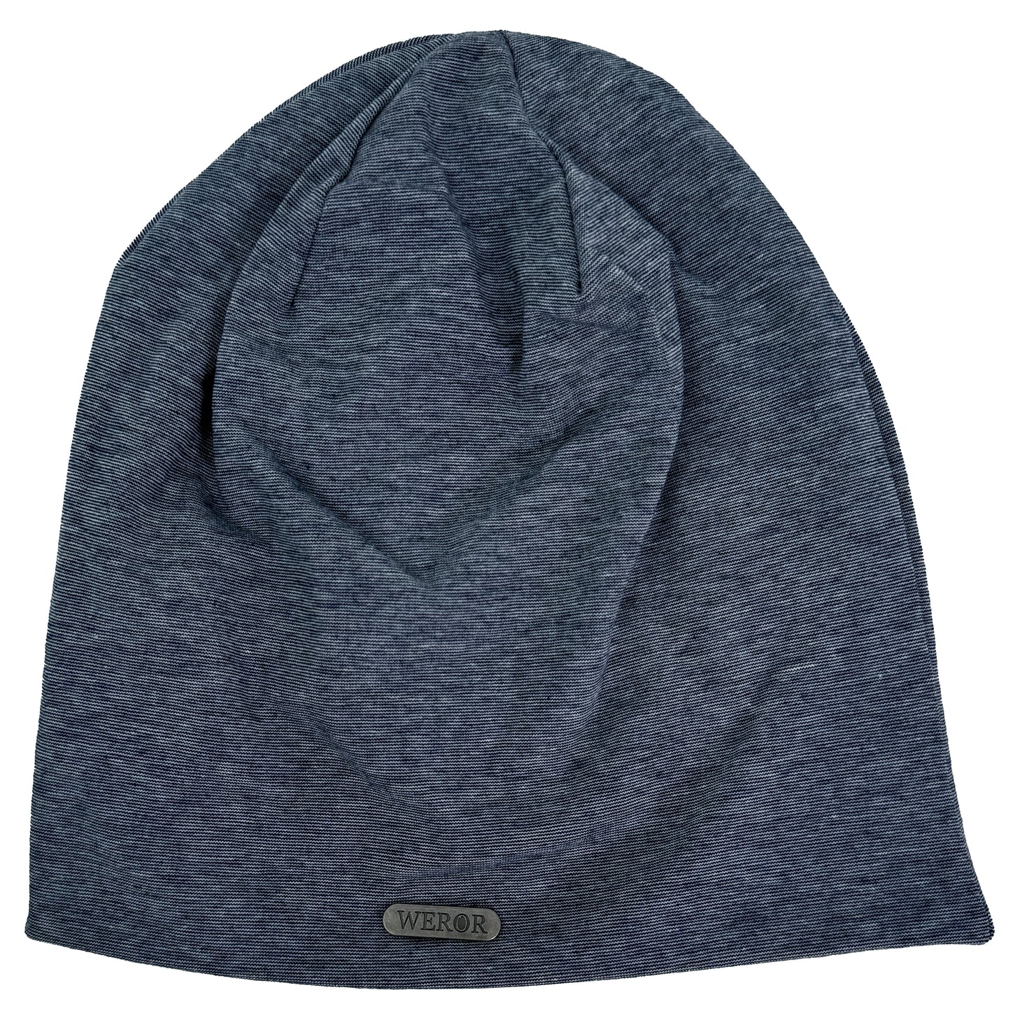 Beanie - Melange - WEROR-428.1 Blau