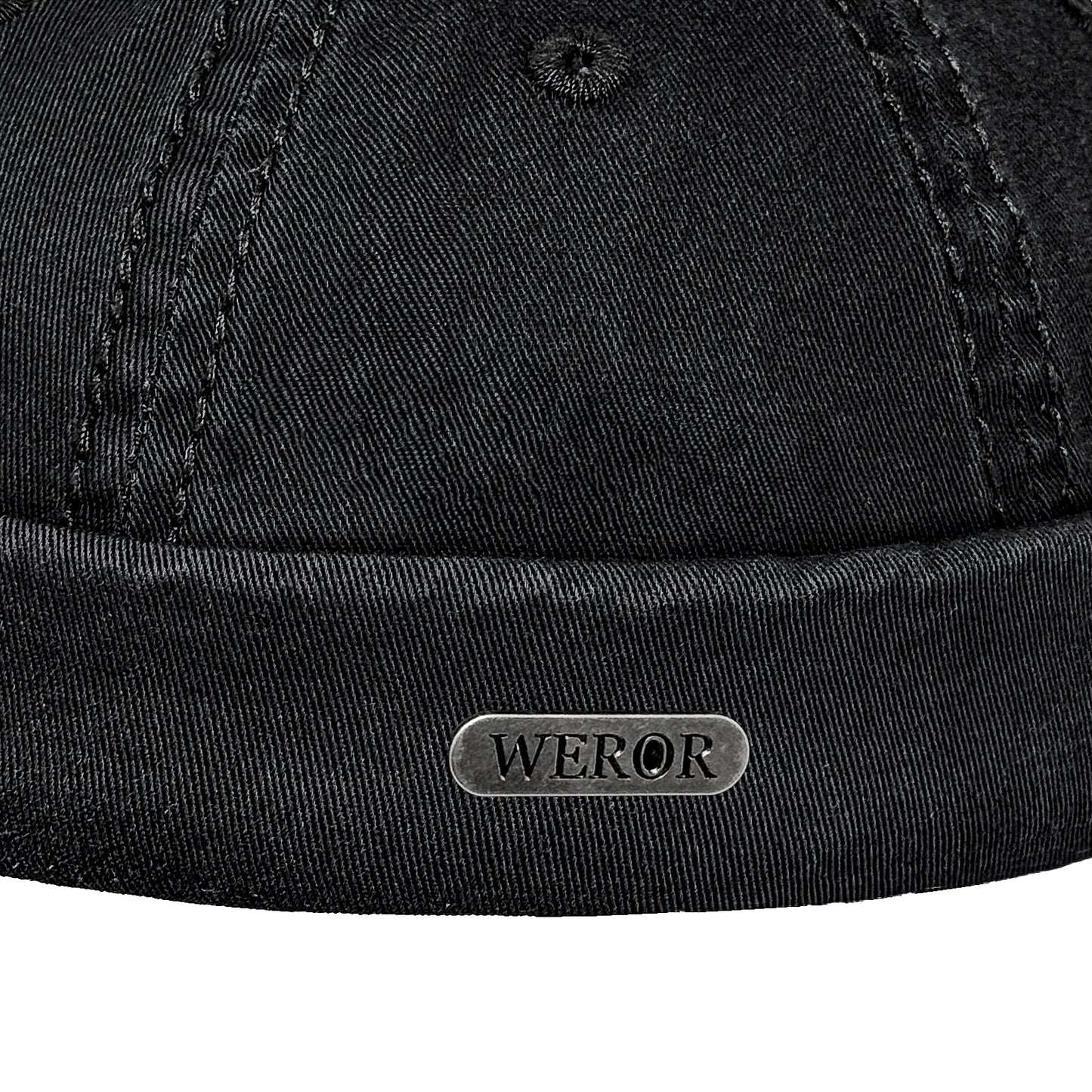 Dockercap - Heavy Stitch - WEROR-441.1 Schwarz