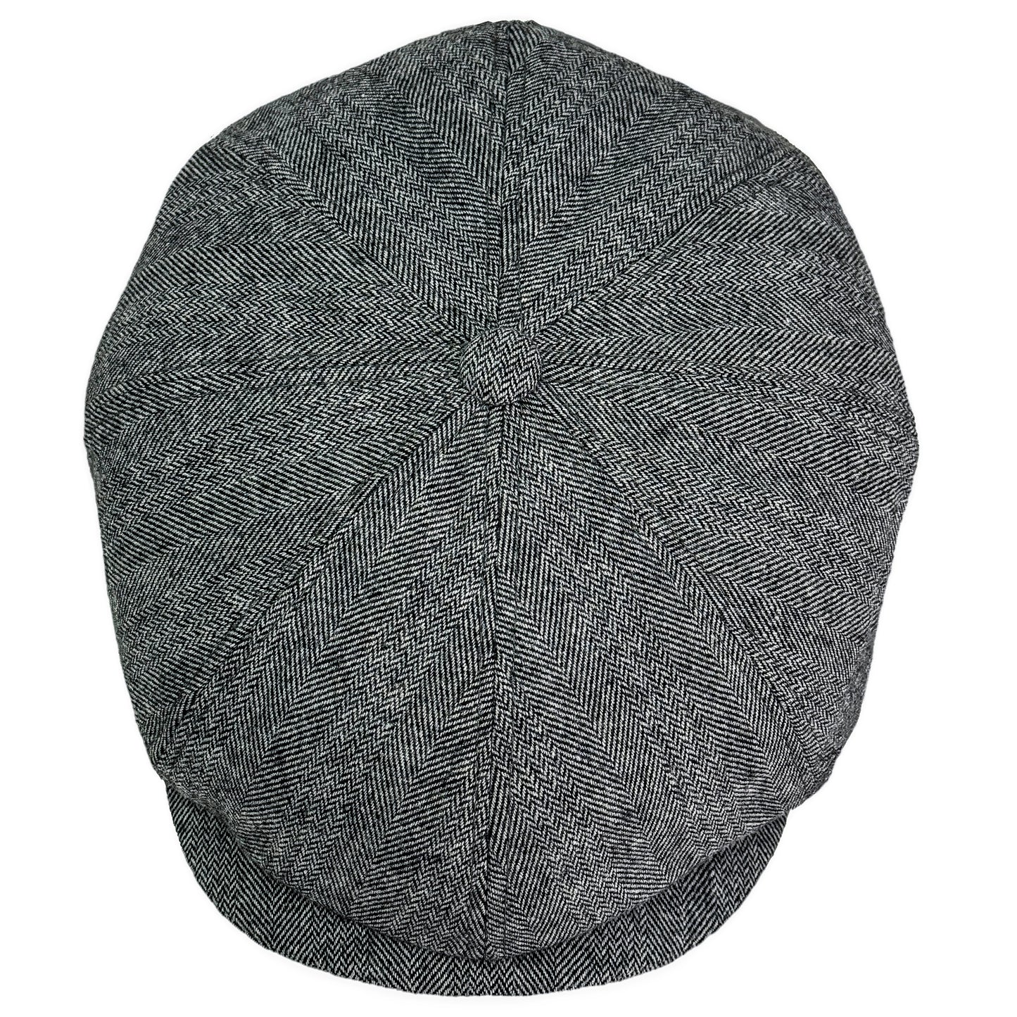 Schiebermütze - Fine Herringbone - WEROR-437.1 Anthrazit