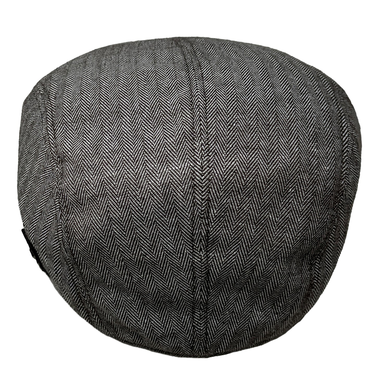 Schiebermütze - Cotton-Leinen Herringbone - WEROR-431.1 Braun