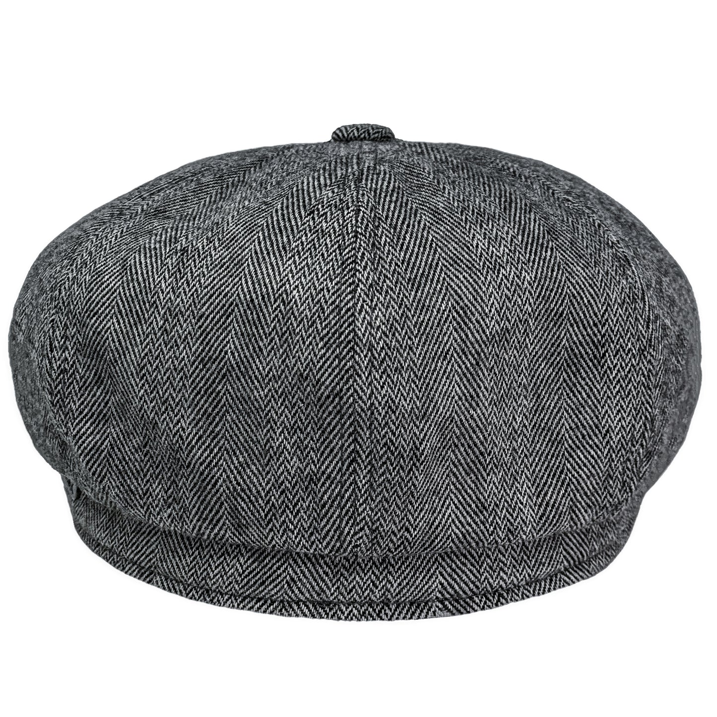 Schiebermütze - Fine Herringbone - WEROR-437.1 Anthrazit