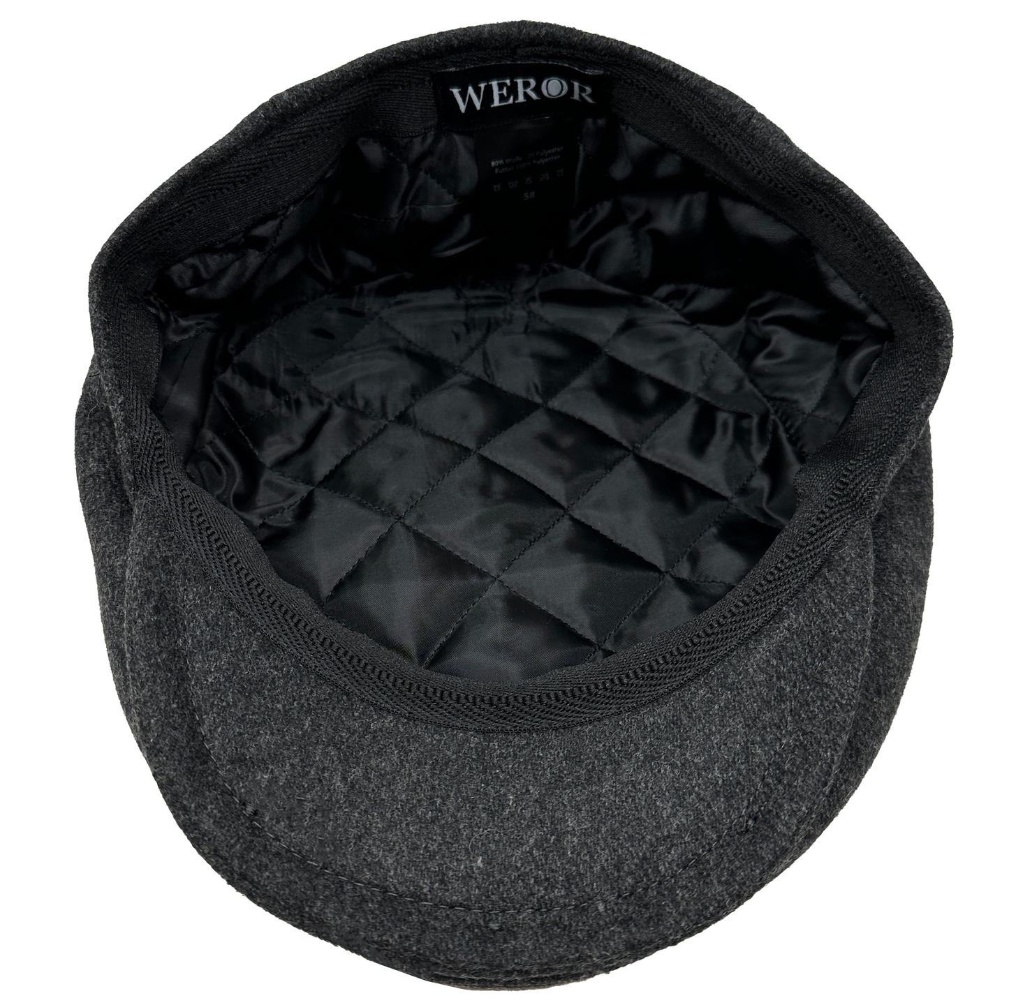 Flatcap - Uni - WEROR-394.1 Anthrazit