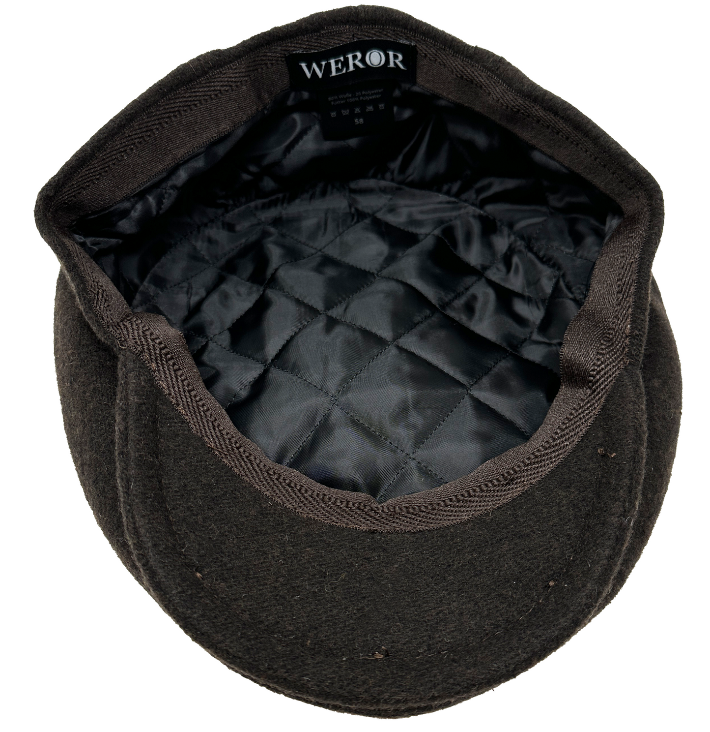 Flatcap - Uni - WEROR-394.1 Braun